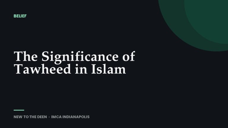 The Significance of Tawheed in Islam